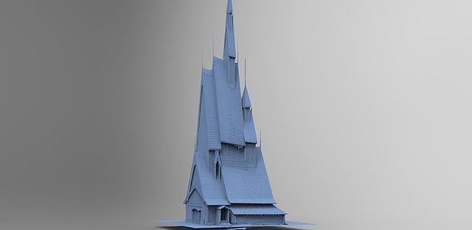 Viking big house 7 3D model