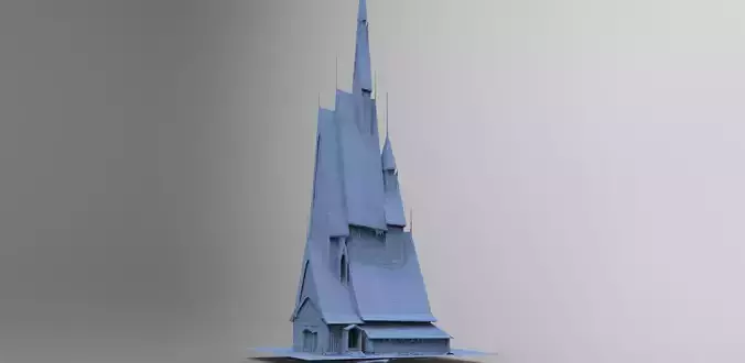 Viking big house 7 3D model