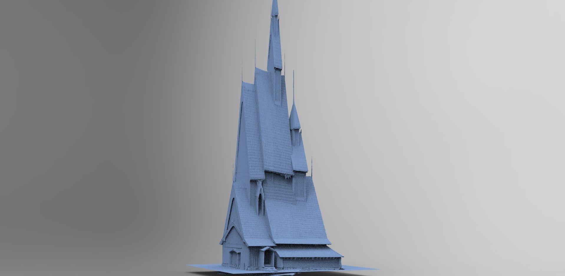 Viking big house 7 3D model_1