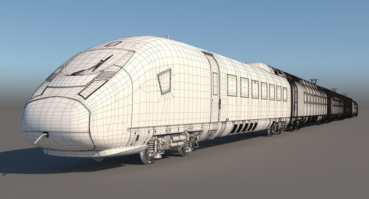Generic Train 3D model_17