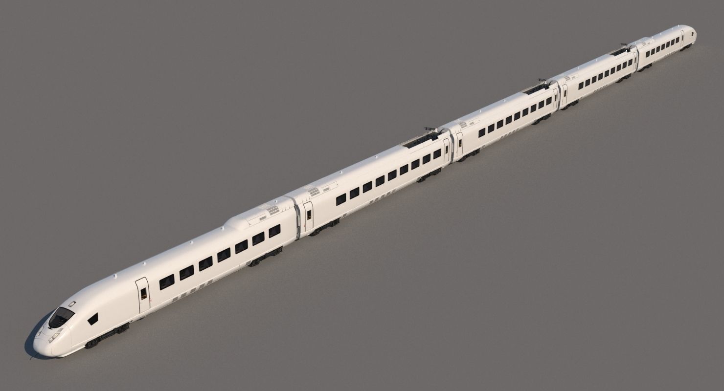 Generic Train 3D model_11