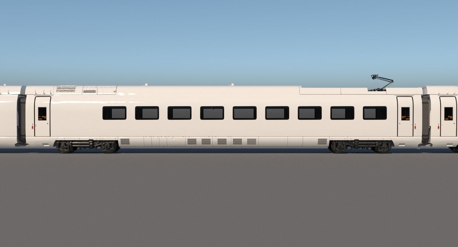 Generic Train 3D model_3