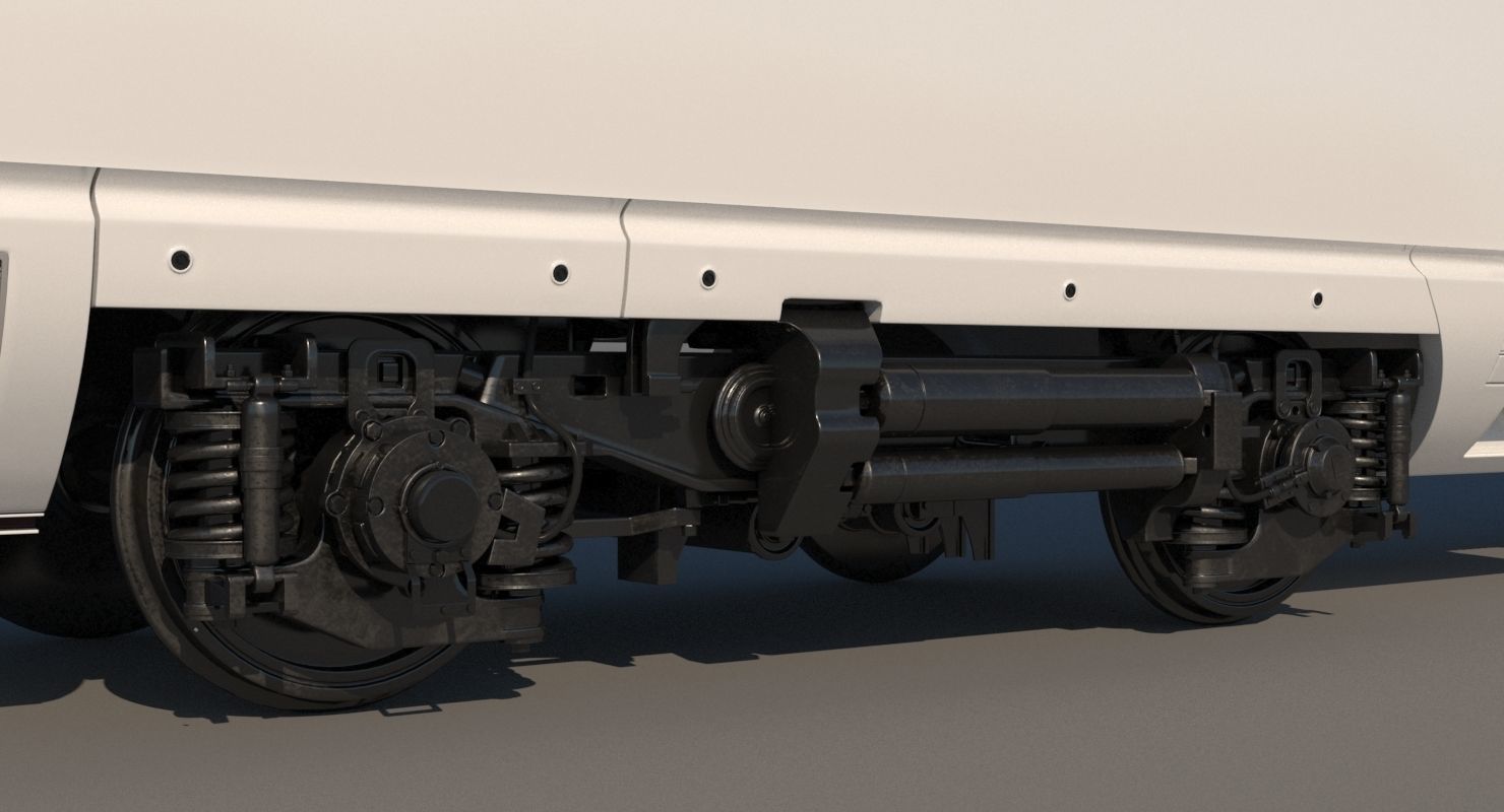 Generic Train 3D model_4