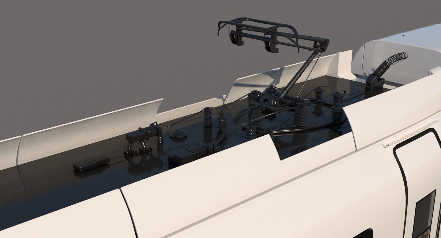 Generic Train 3D model_6