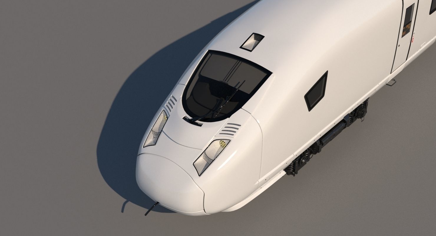 Generic Train 3D model_10