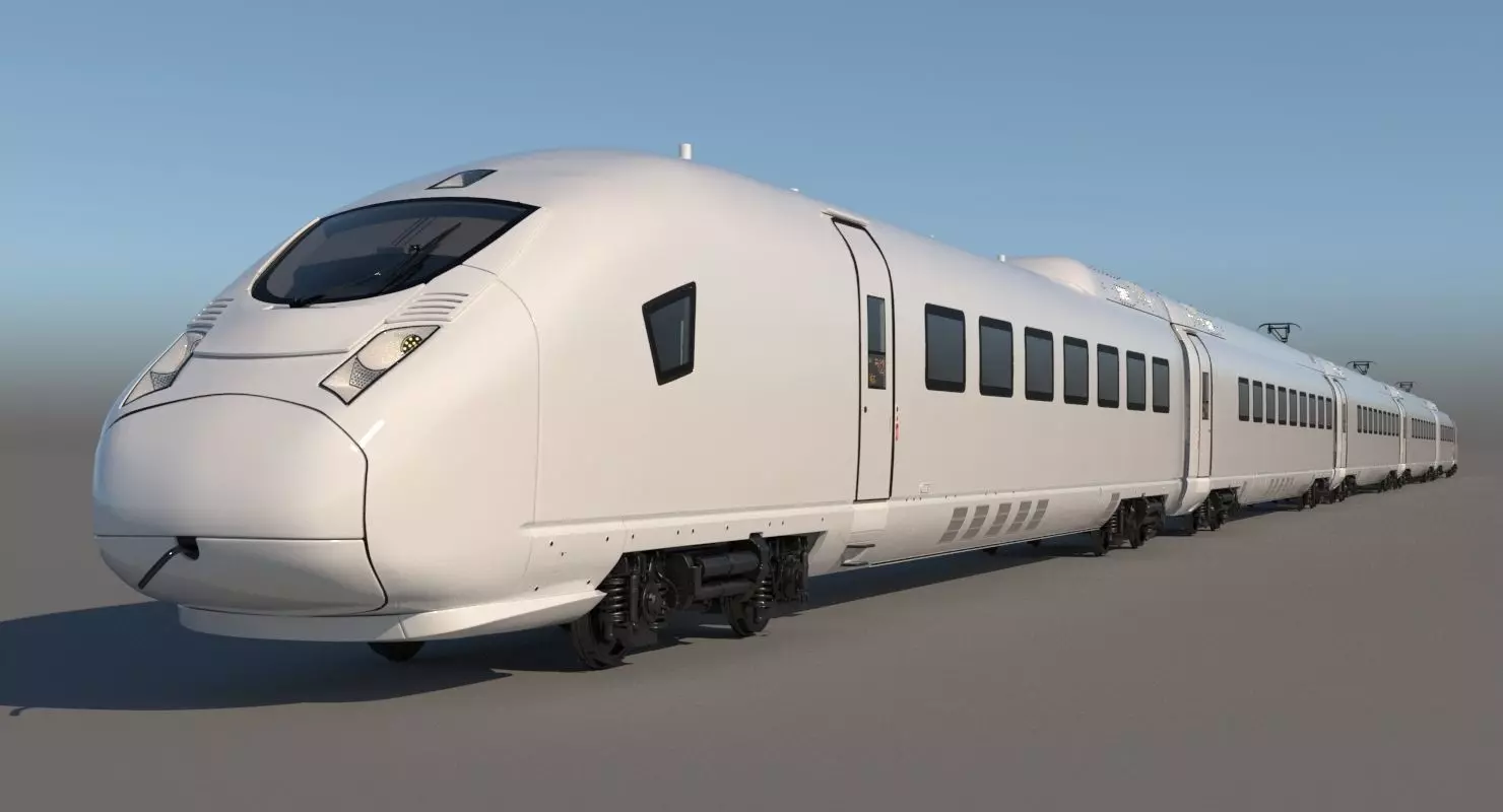 Generic Train 3D model_0