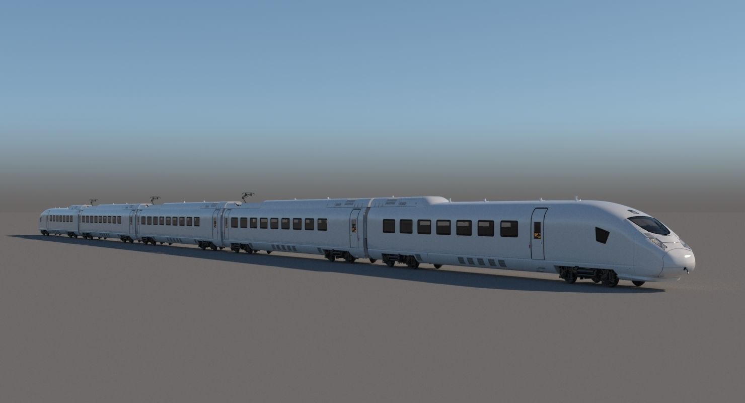 Generic Train 3D model_16