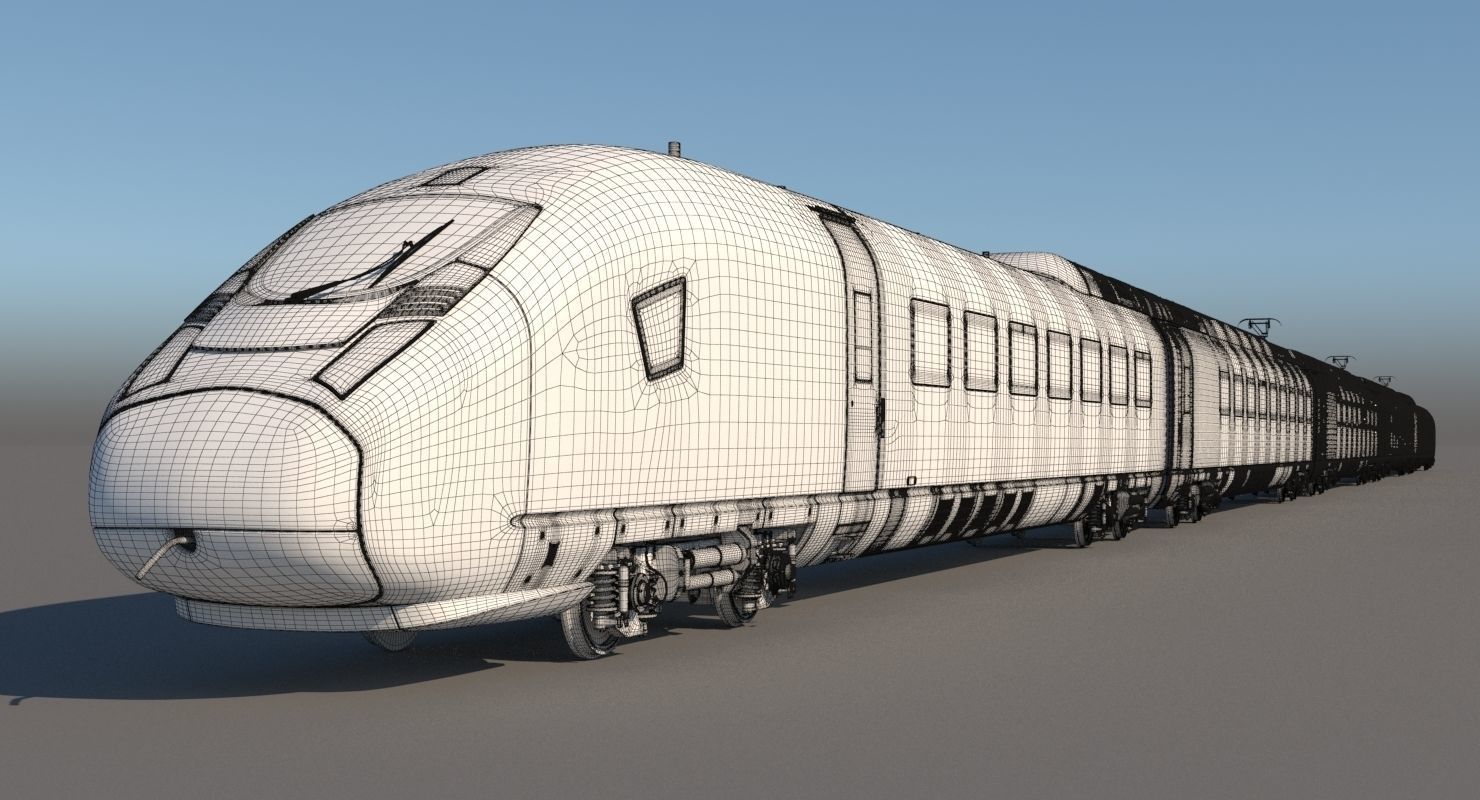 Generic Train 3D model_18