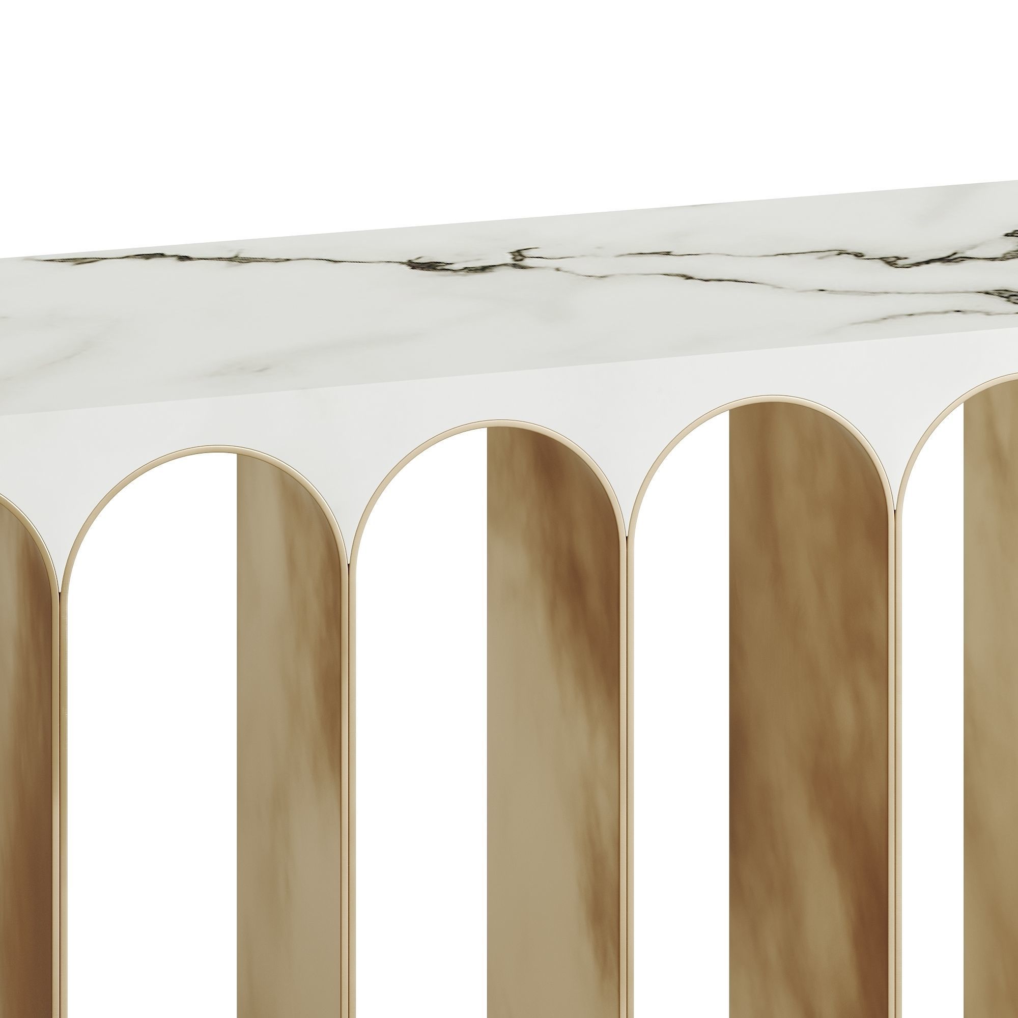 Steel5 Console Table by Herve Langlais 3D model_3