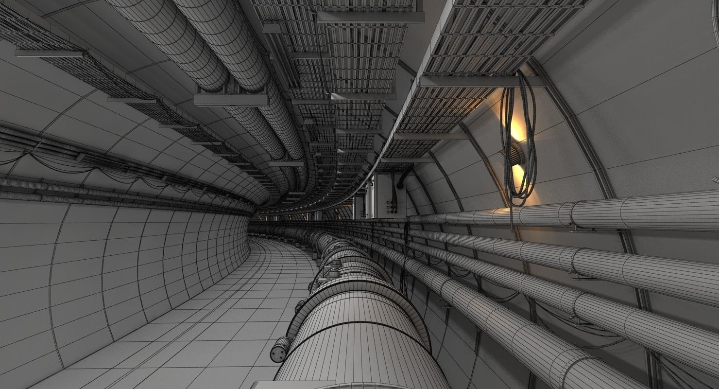 Sci-Fi Corridor 3D model_13