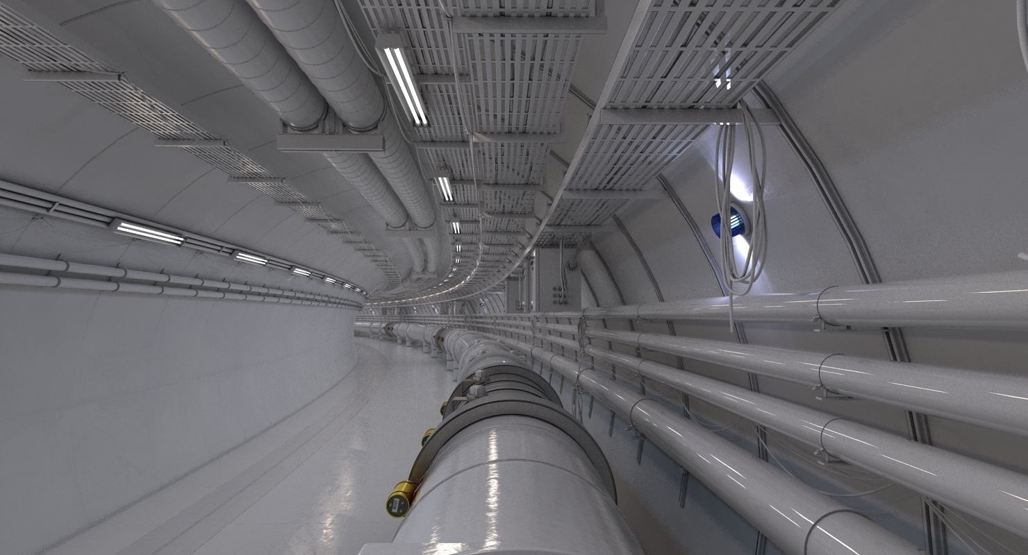 Sci-Fi Corridor 3D model_2