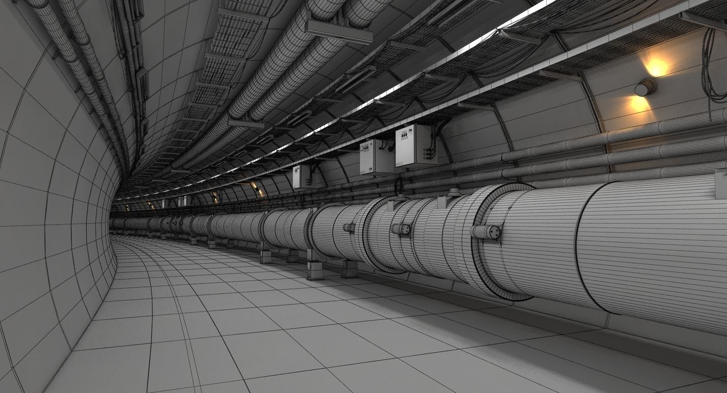 Sci-Fi Corridor 3D model_16