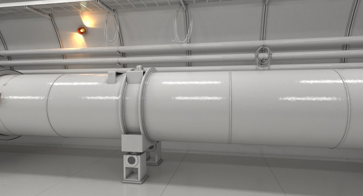 Sci-Fi Corridor 3D model_17