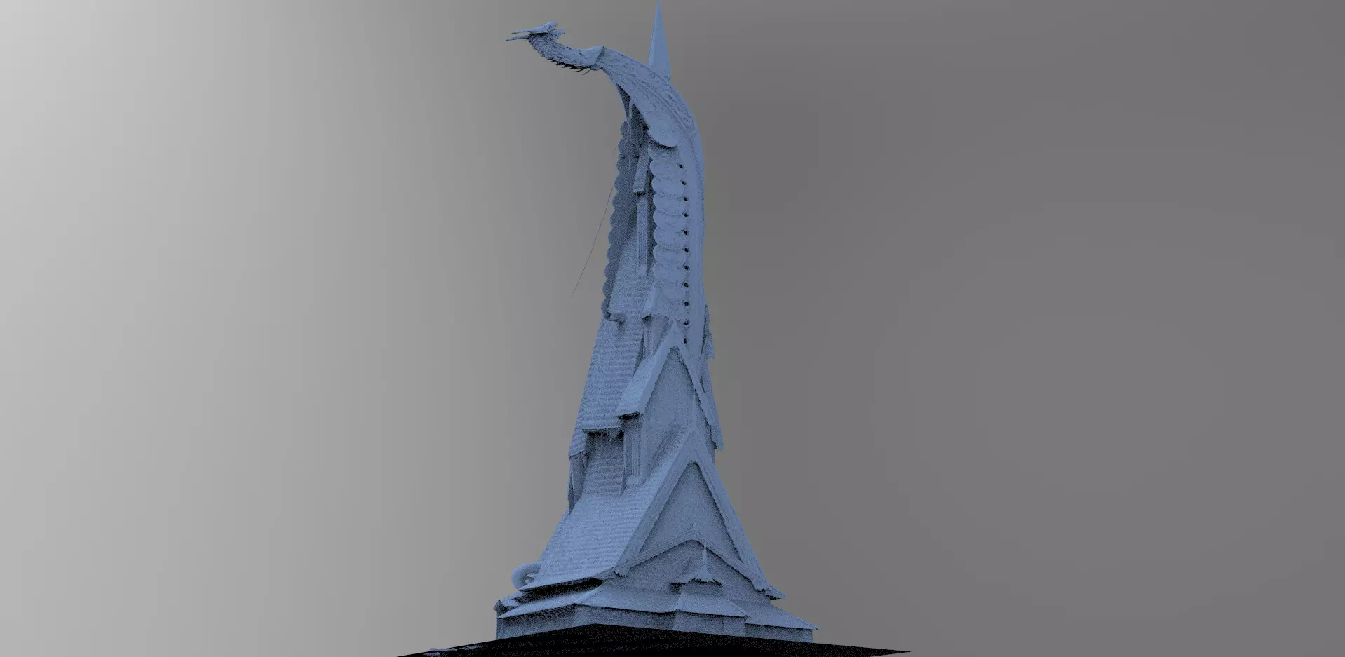 Viking big house 9 3D model_0