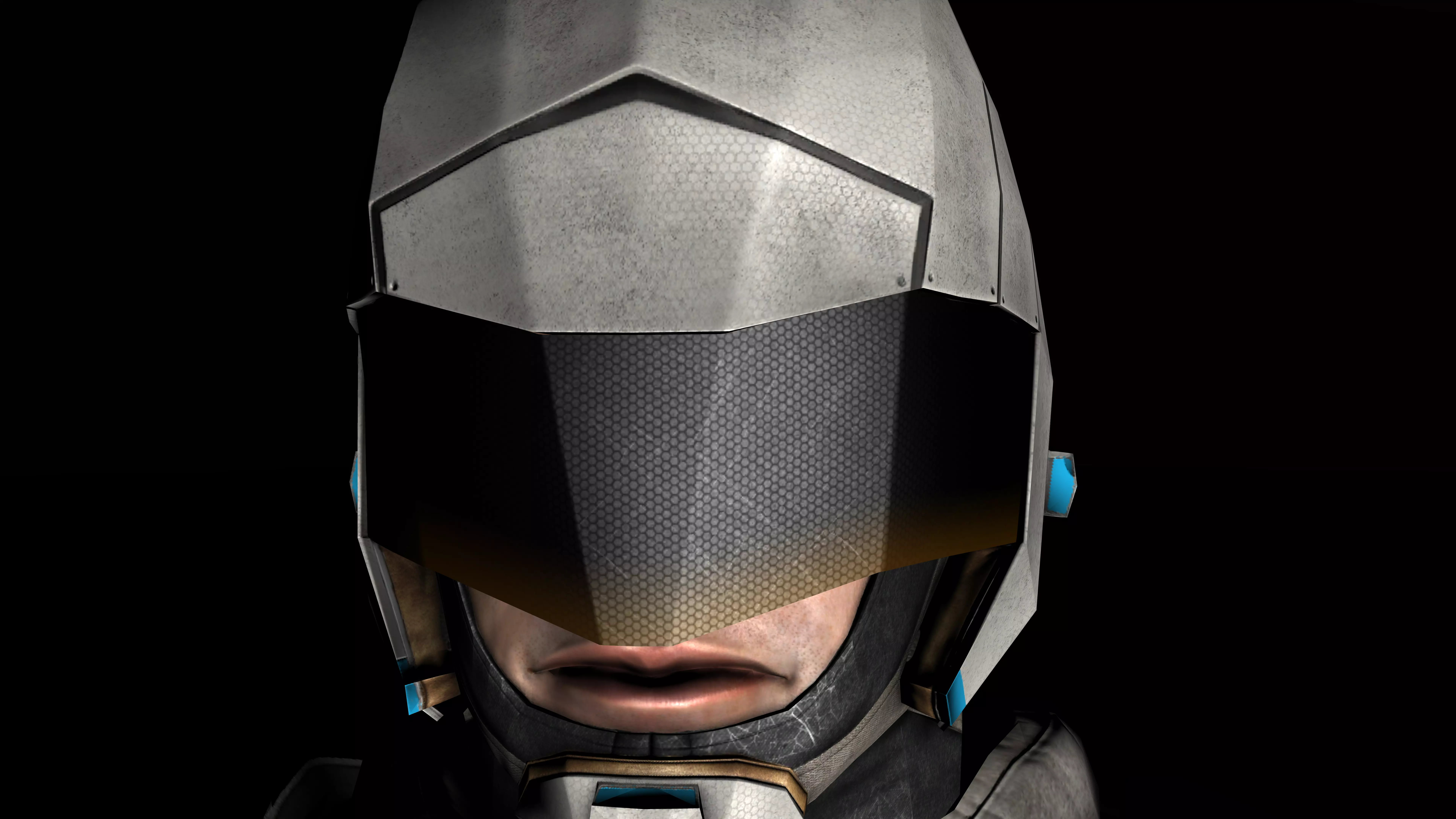 Scifi Hero Robotic 3d Model 3D model_0