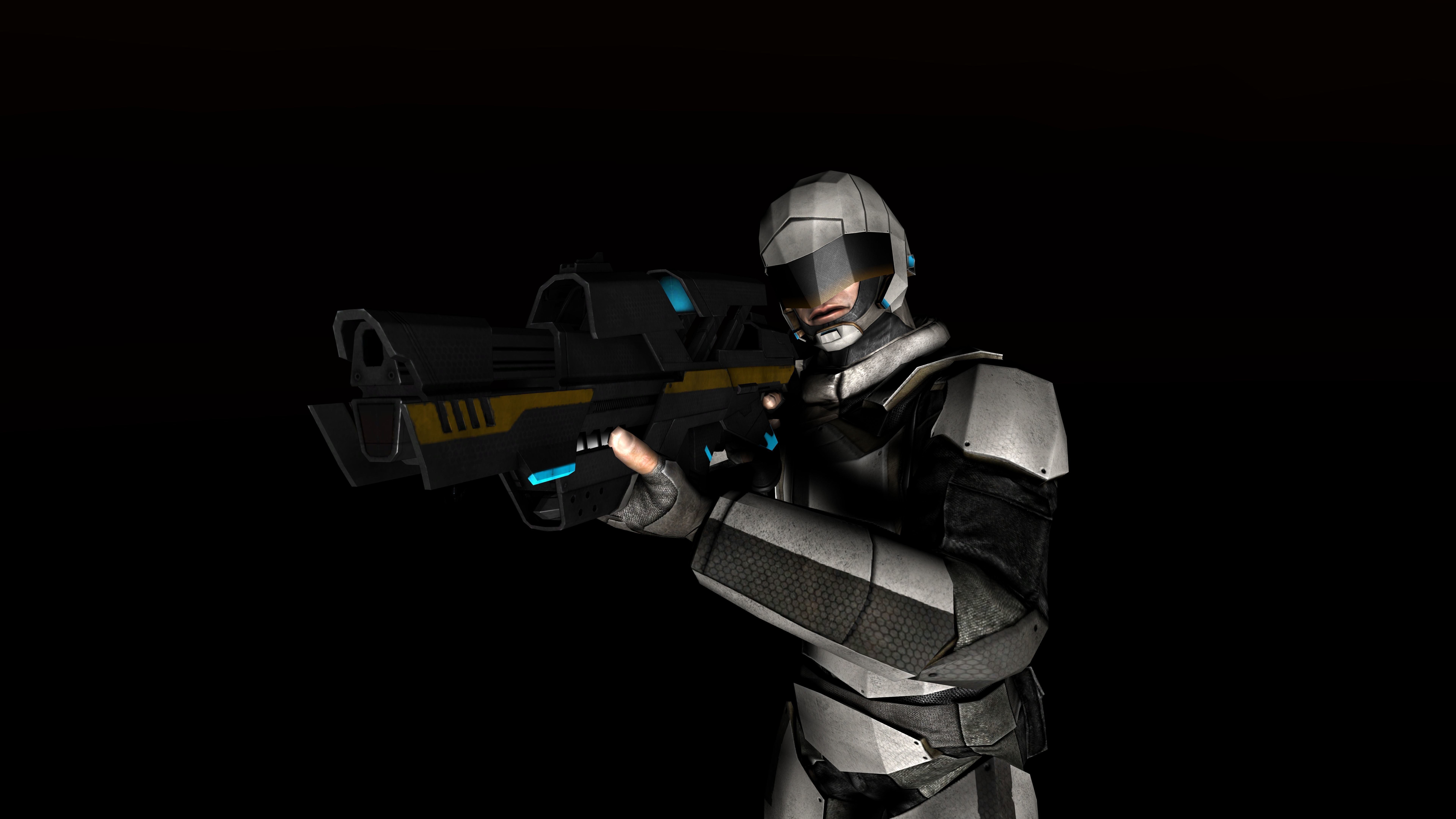 Scifi Hero Robotic 3d Model 3D model_2