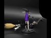 3D fan details witch riding broomstick Free low-poly 3D model_1