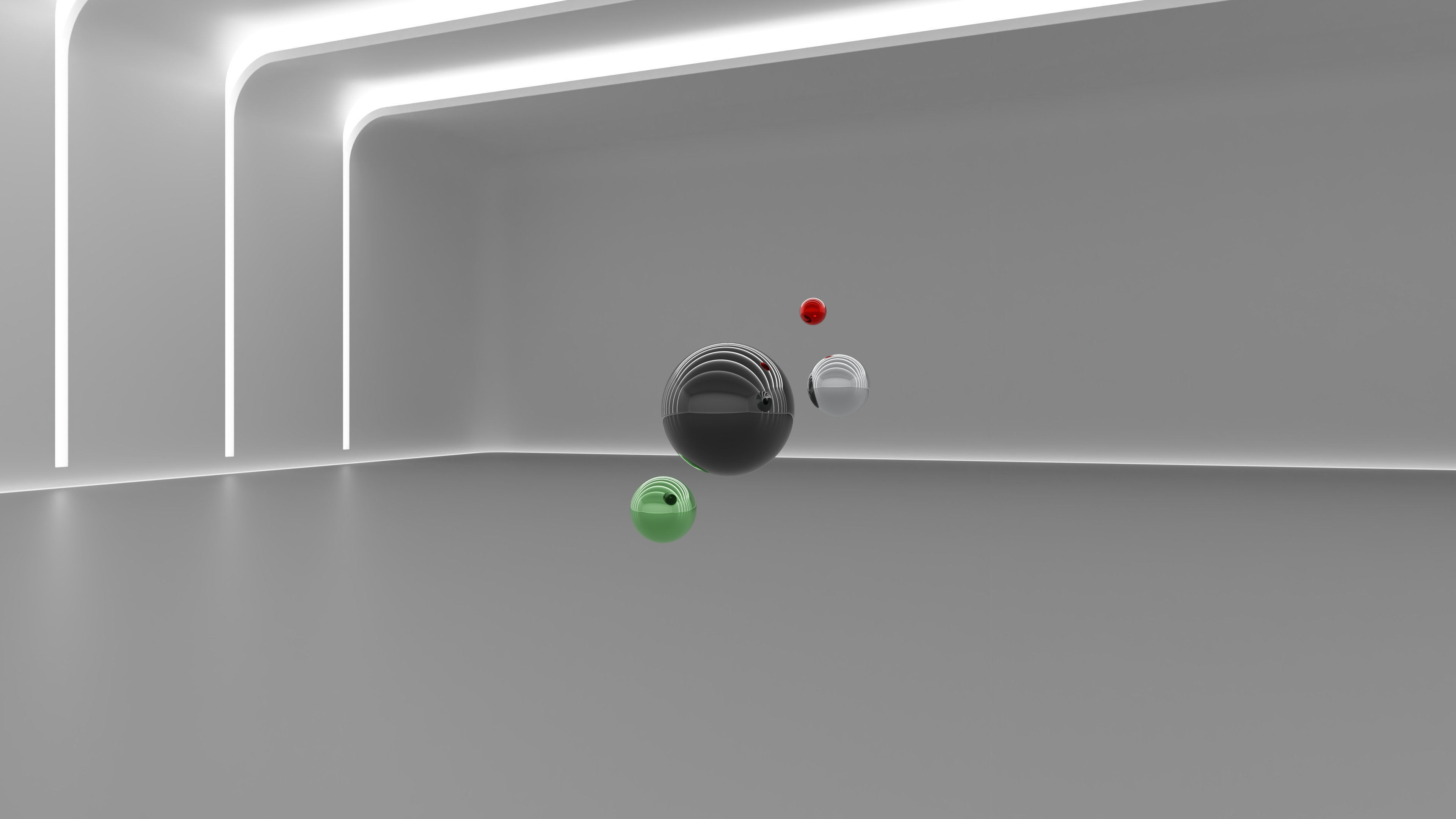 HDRI - Art Museum Gallery Interior 27 v1 - 16384x8192 Texture_2