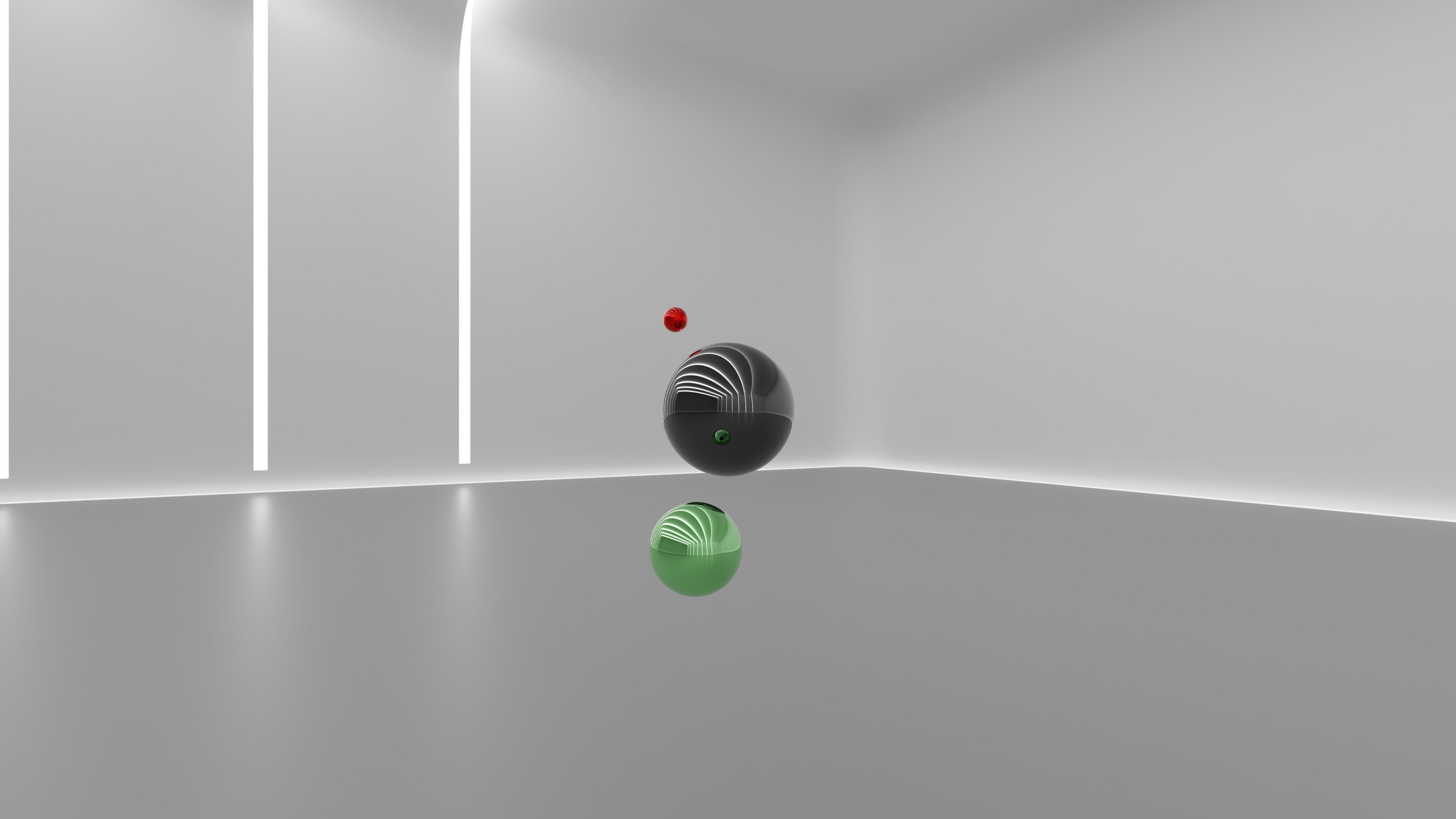 HDRI - Art Museum Gallery Interior 27 v1 - 16384x8192 Texture_17