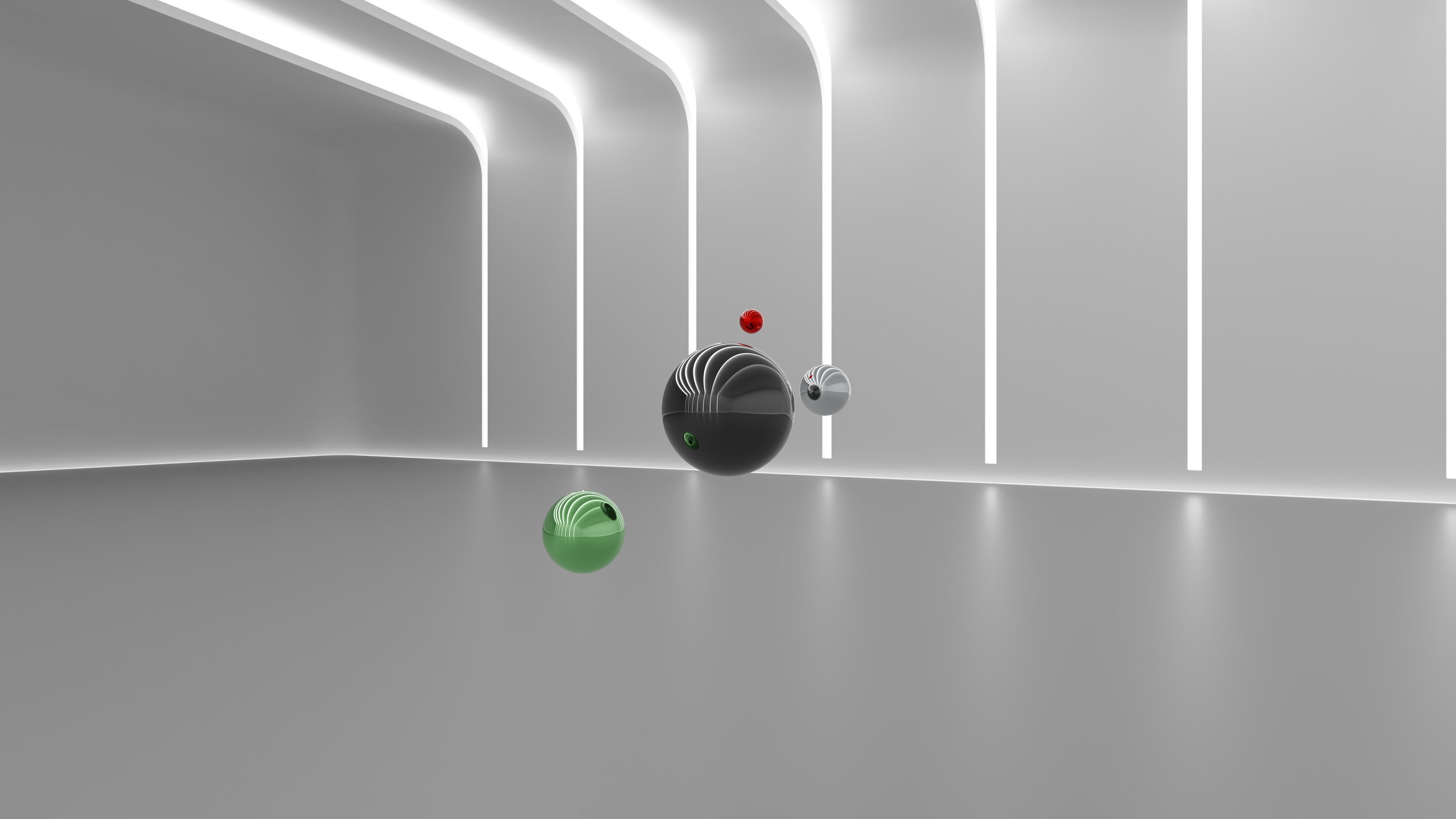 HDRI - Art Museum Gallery Interior 27 v1 - 16384x8192 Texture_19