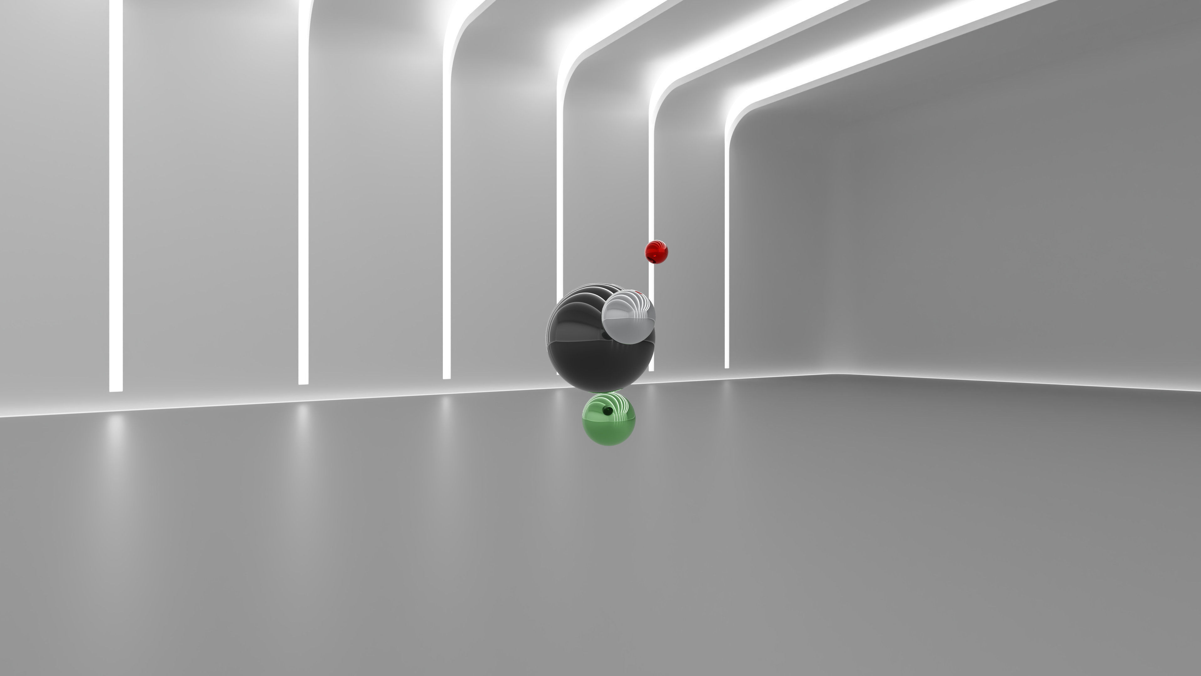 HDRI - Art Museum Gallery Interior 27 v1 - 16384x8192 Texture_4