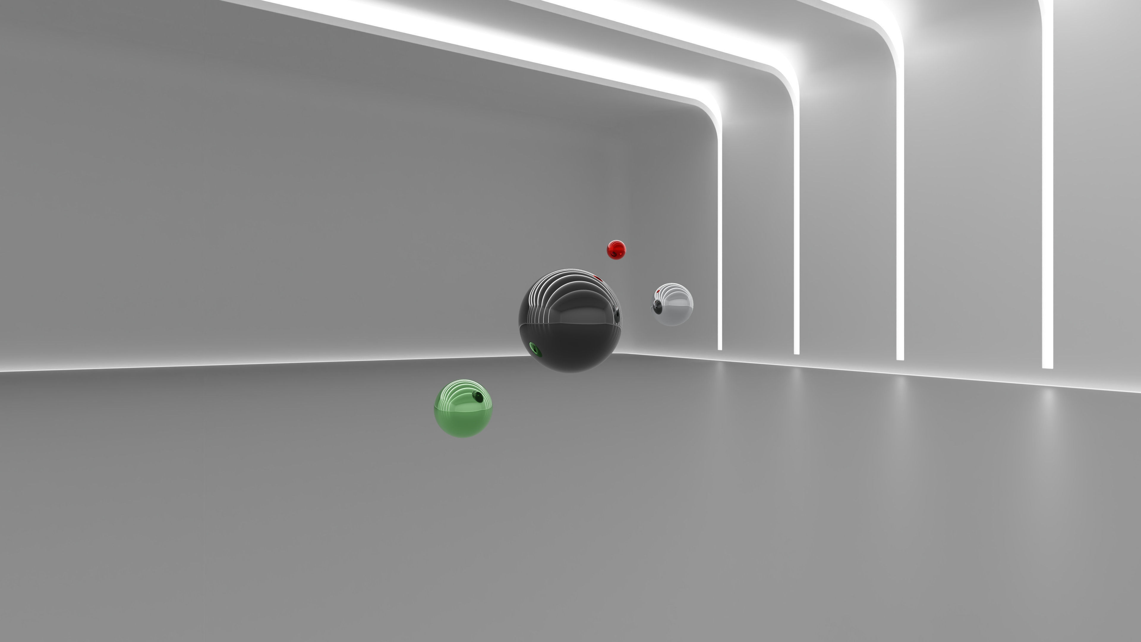 HDRI - Art Museum Gallery Interior 27 v1 - 16384x8192 Texture_20