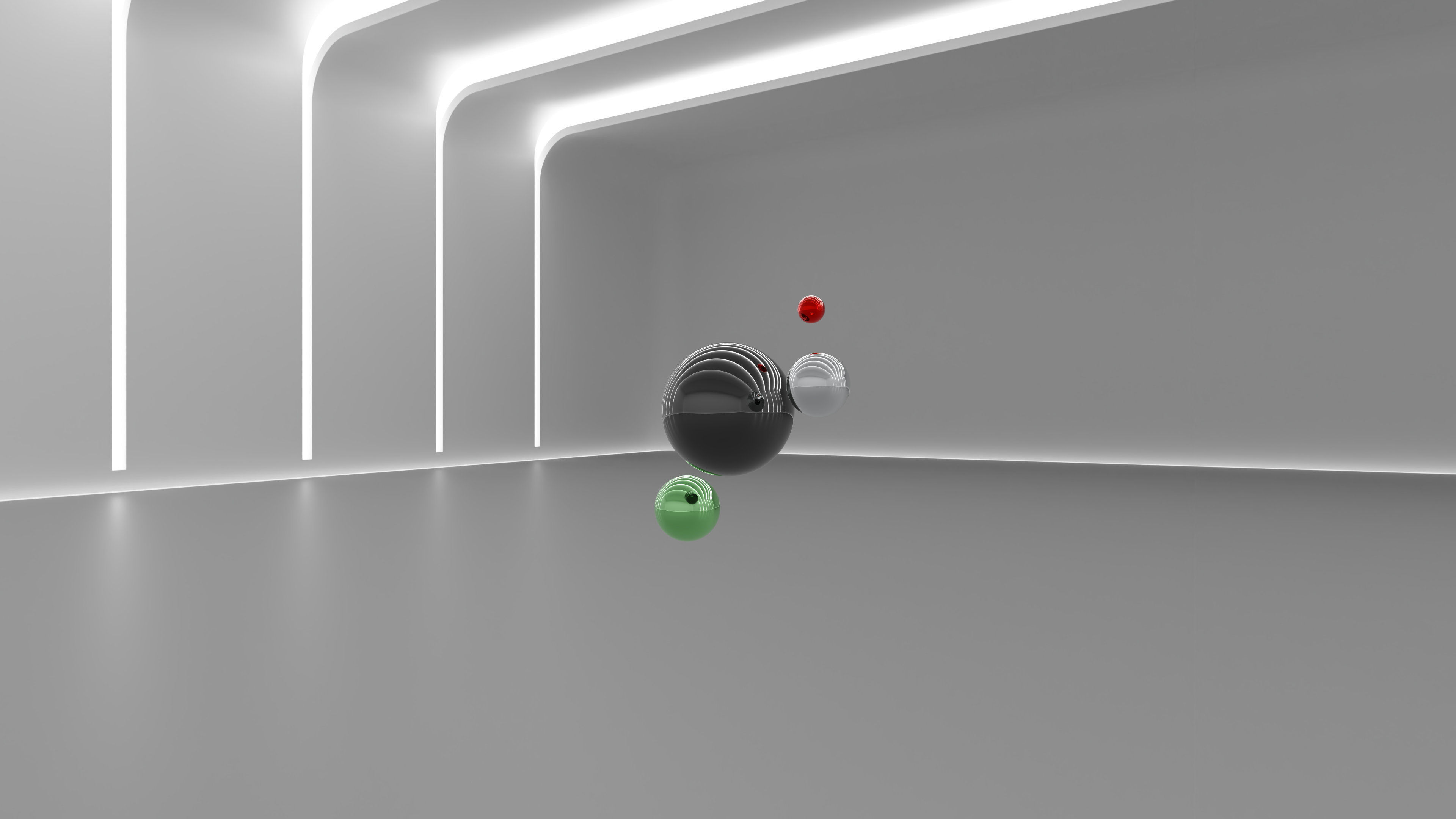 HDRI - Art Museum Gallery Interior 27 v1 - 16384x8192 Texture_10