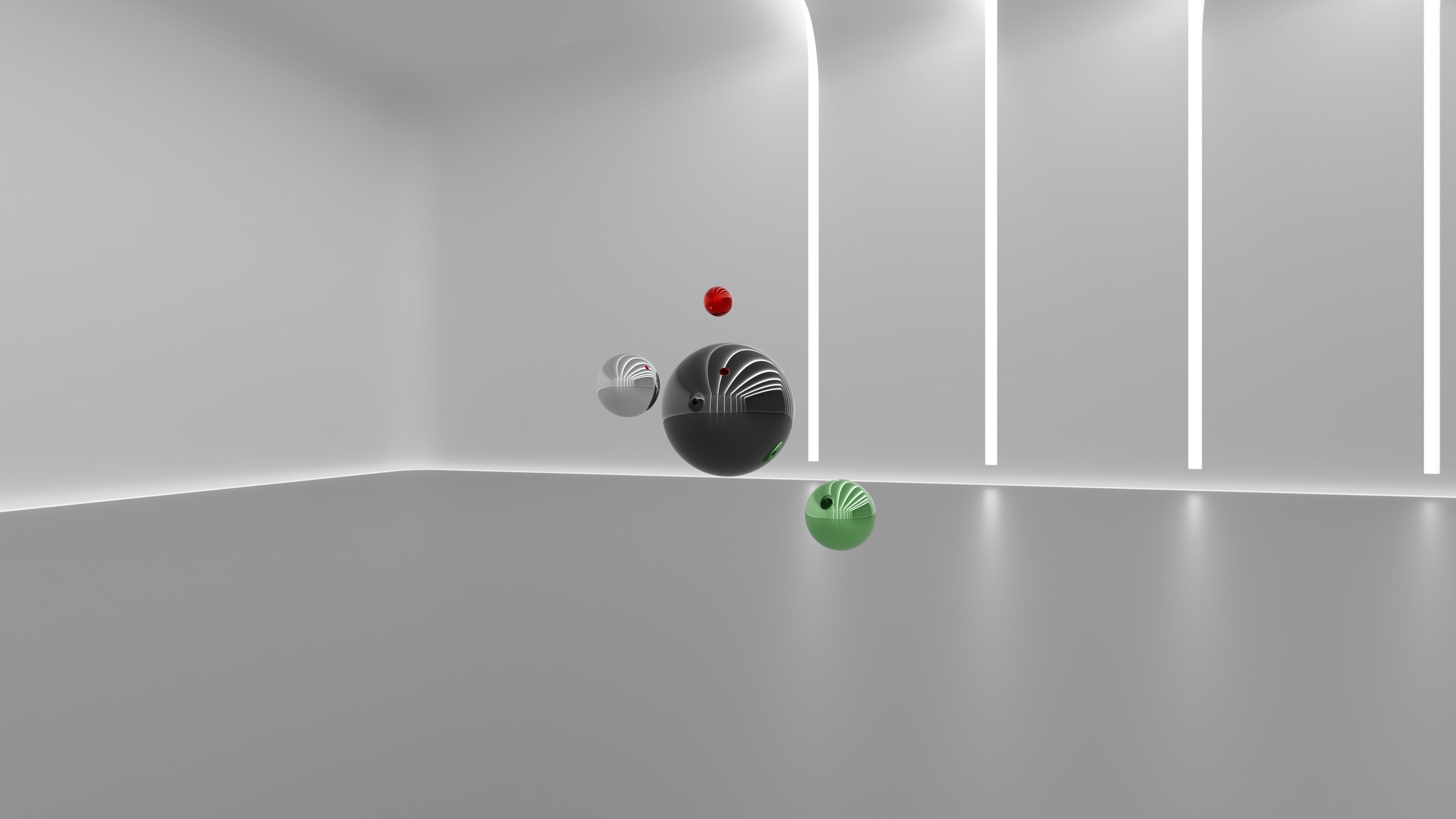 HDRI - Art Museum Gallery Interior 27 v1 - 16384x8192 Texture_7