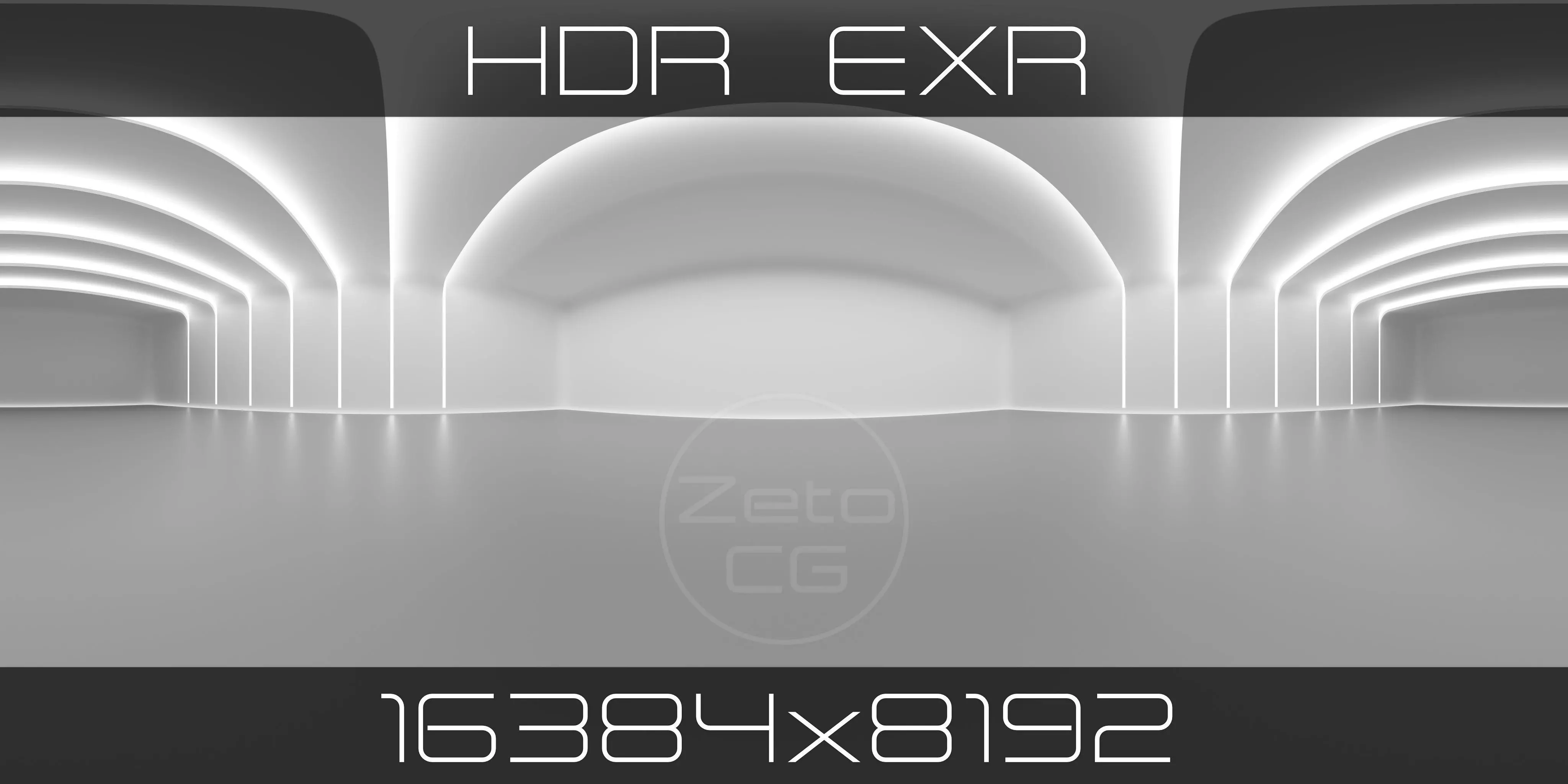 HDRI - Art Museum Gallery Interior 27 v1 - 16384x8192 Texture_0