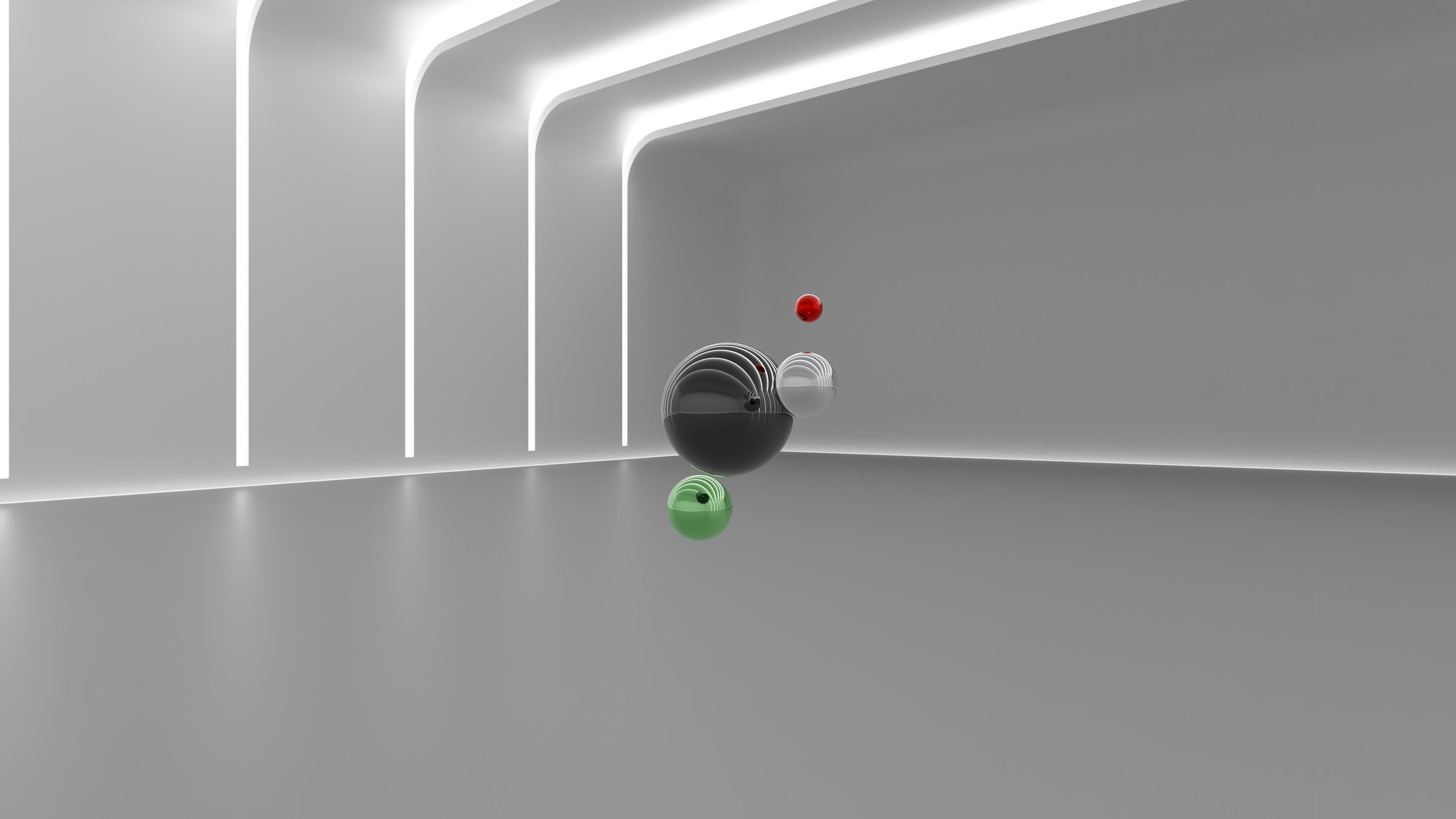 HDRI - Art Museum Gallery Interior 27 v1 - 16384x8192 Texture_3