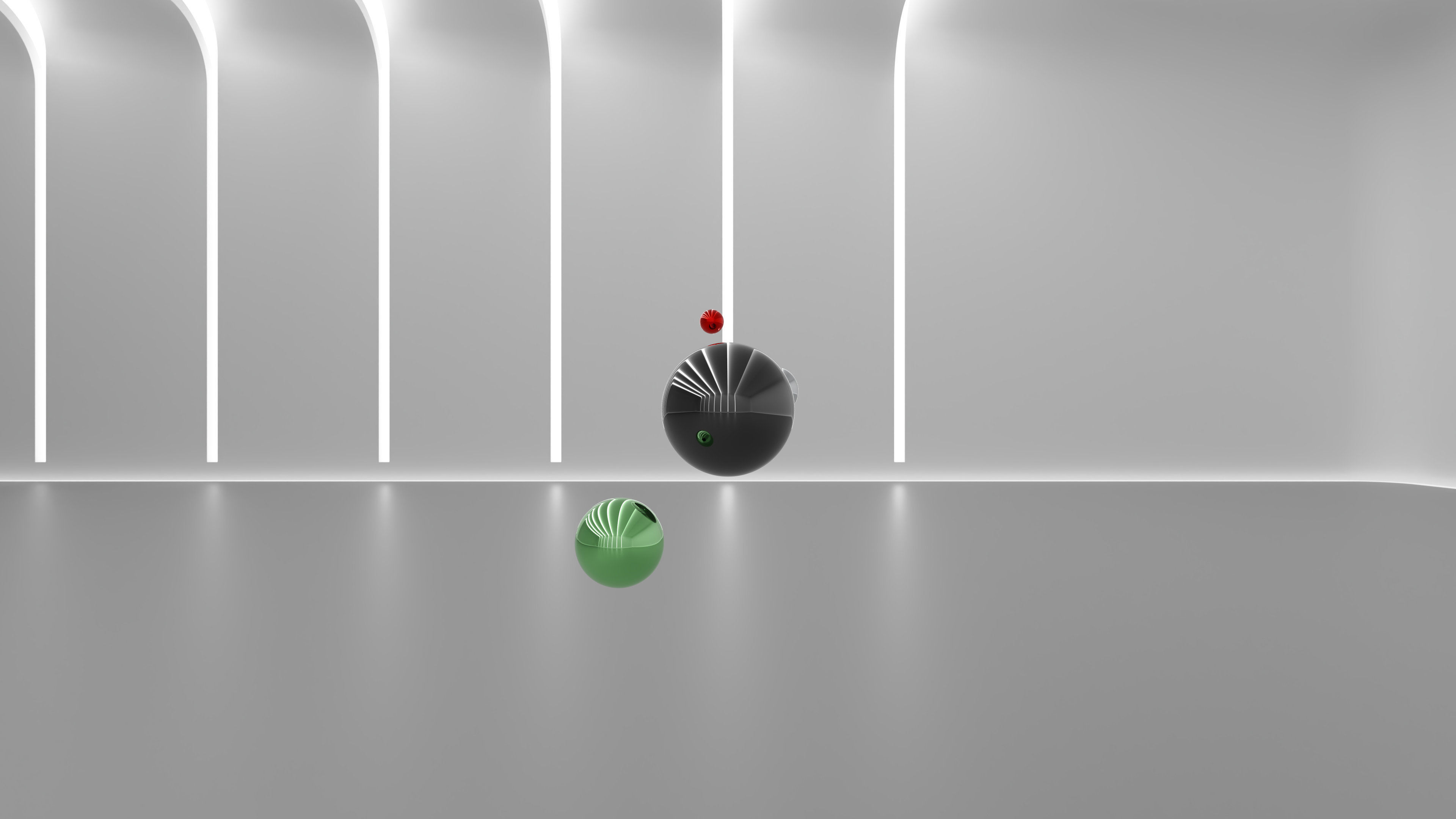 HDRI - Art Museum Gallery Interior 27 v1 - 16384x8192 Texture_18