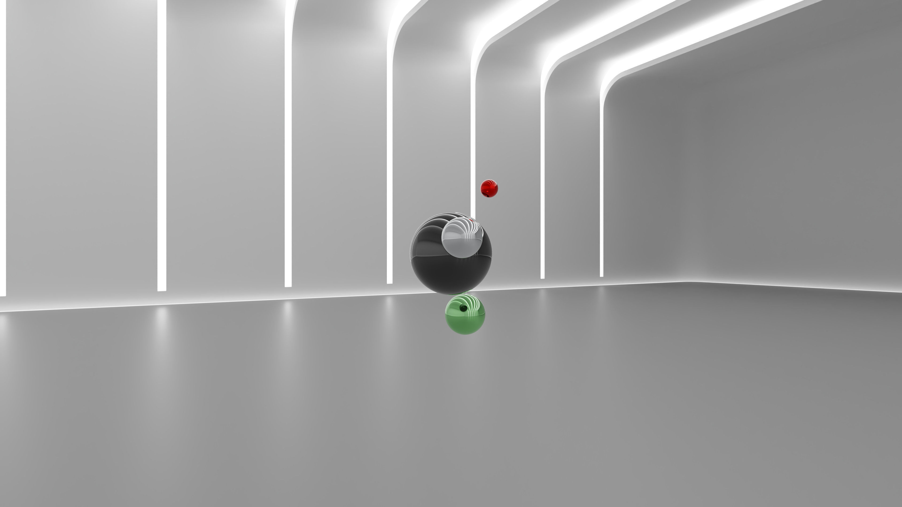 HDRI - Art Museum Gallery Interior 27 v1 - 16384x8192 Texture_11