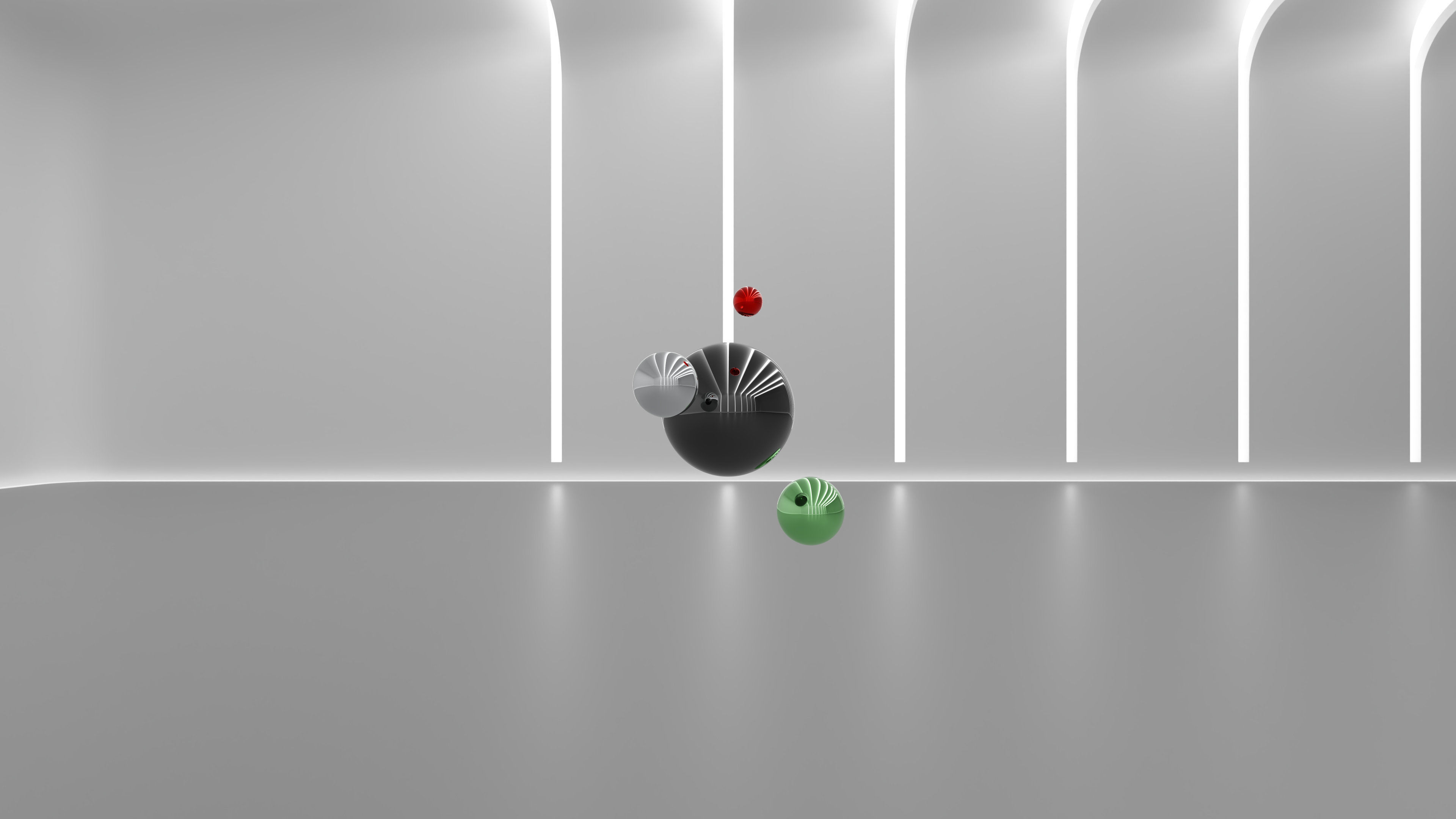 HDRI - Art Museum Gallery Interior 27 v1 - 16384x8192 Texture_12