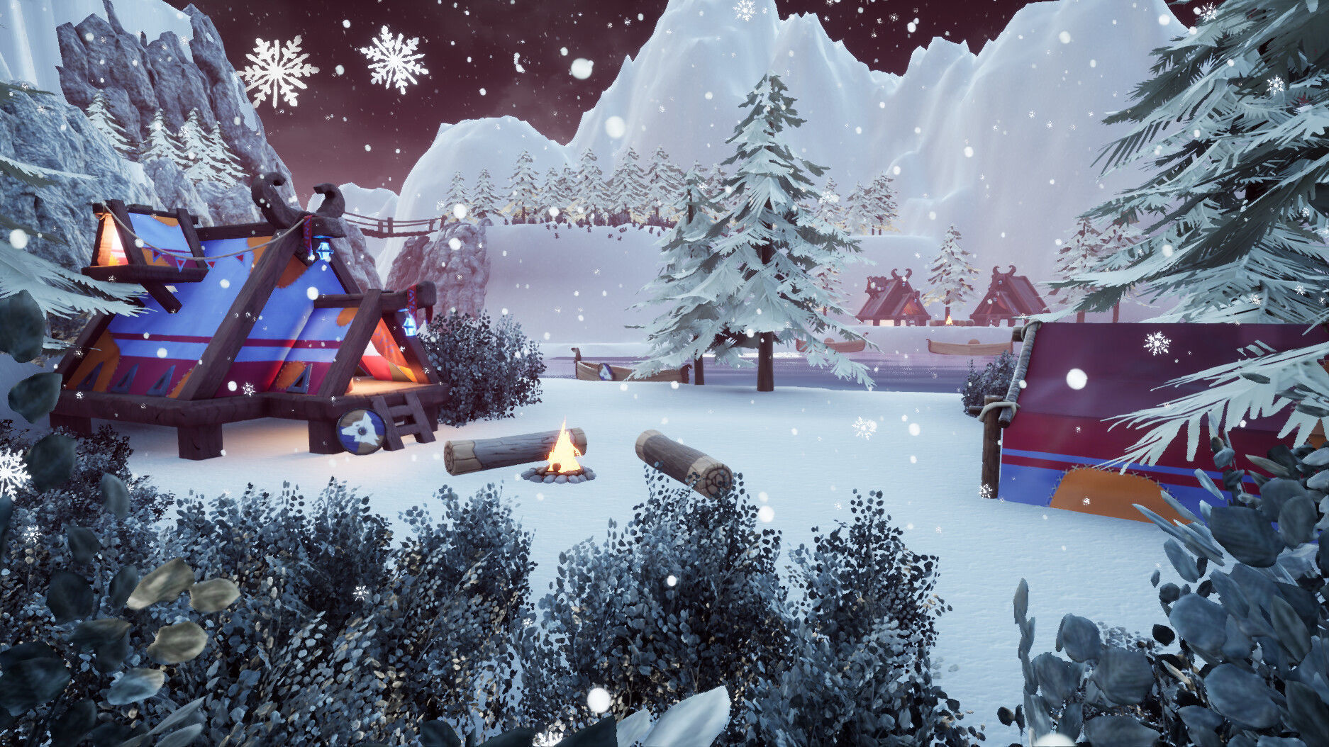 Stylized Wiking Asset Pack Low-poly 3D model_13