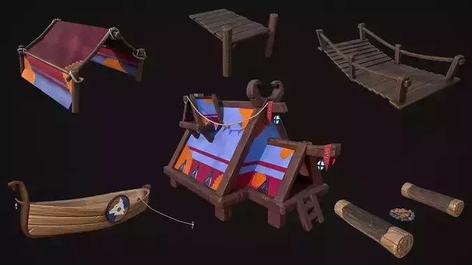 Stylized Wiking Asset Pack