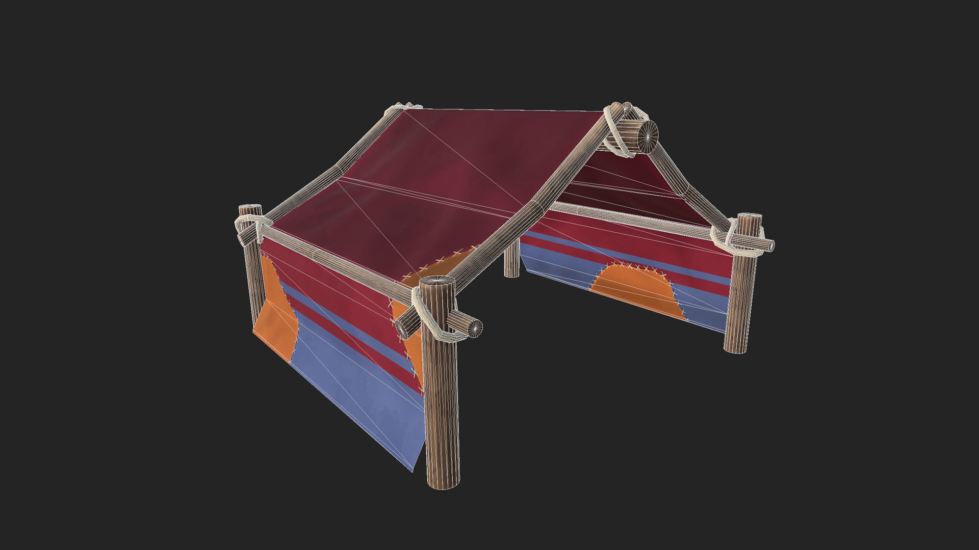 Stylized Wiking Asset Pack Low-poly 3D model_4