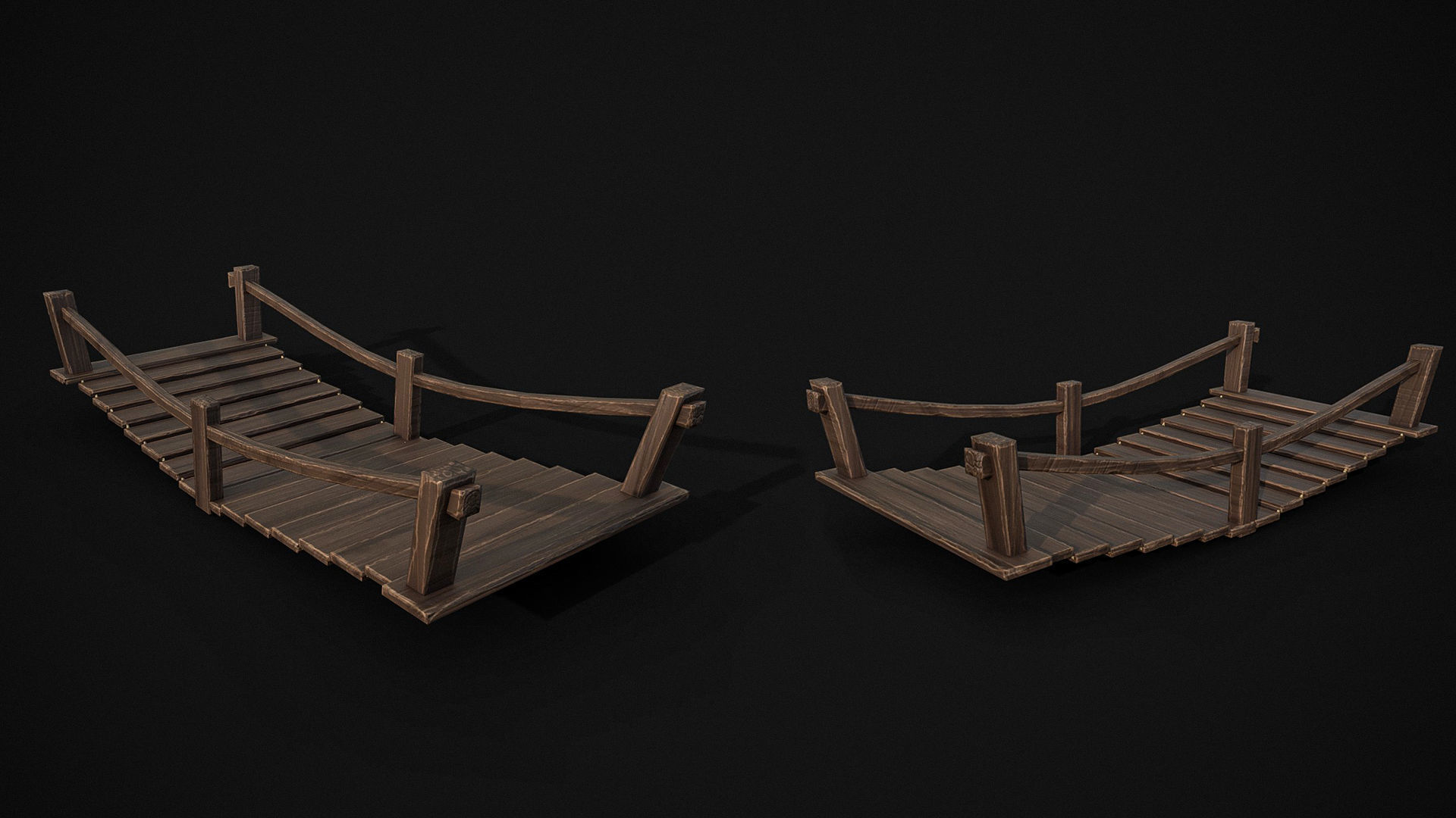 Stylized Wiking Asset Pack Low-poly 3D model_7