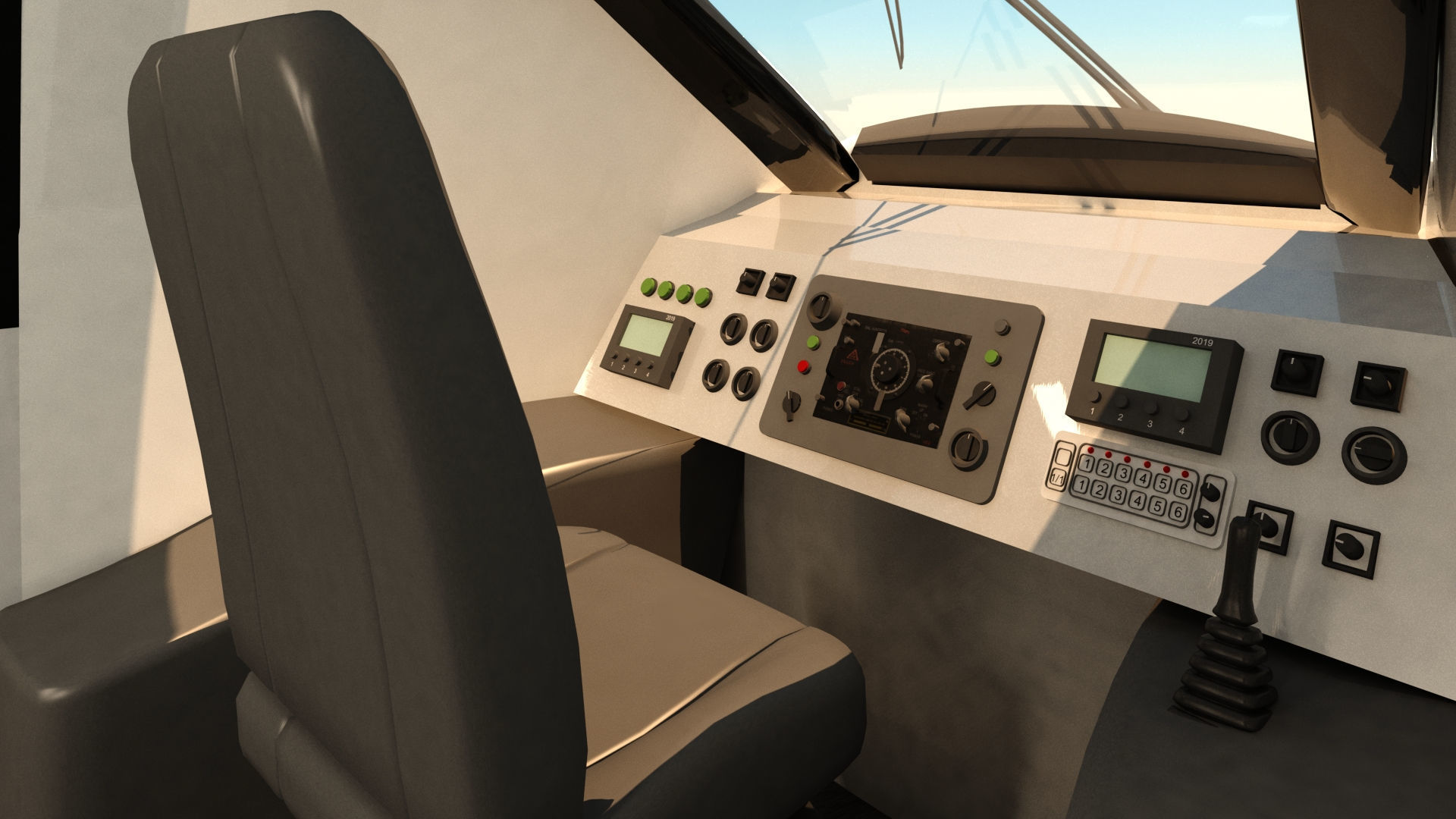 MONORAIL san francisco light rail project 3D model_3