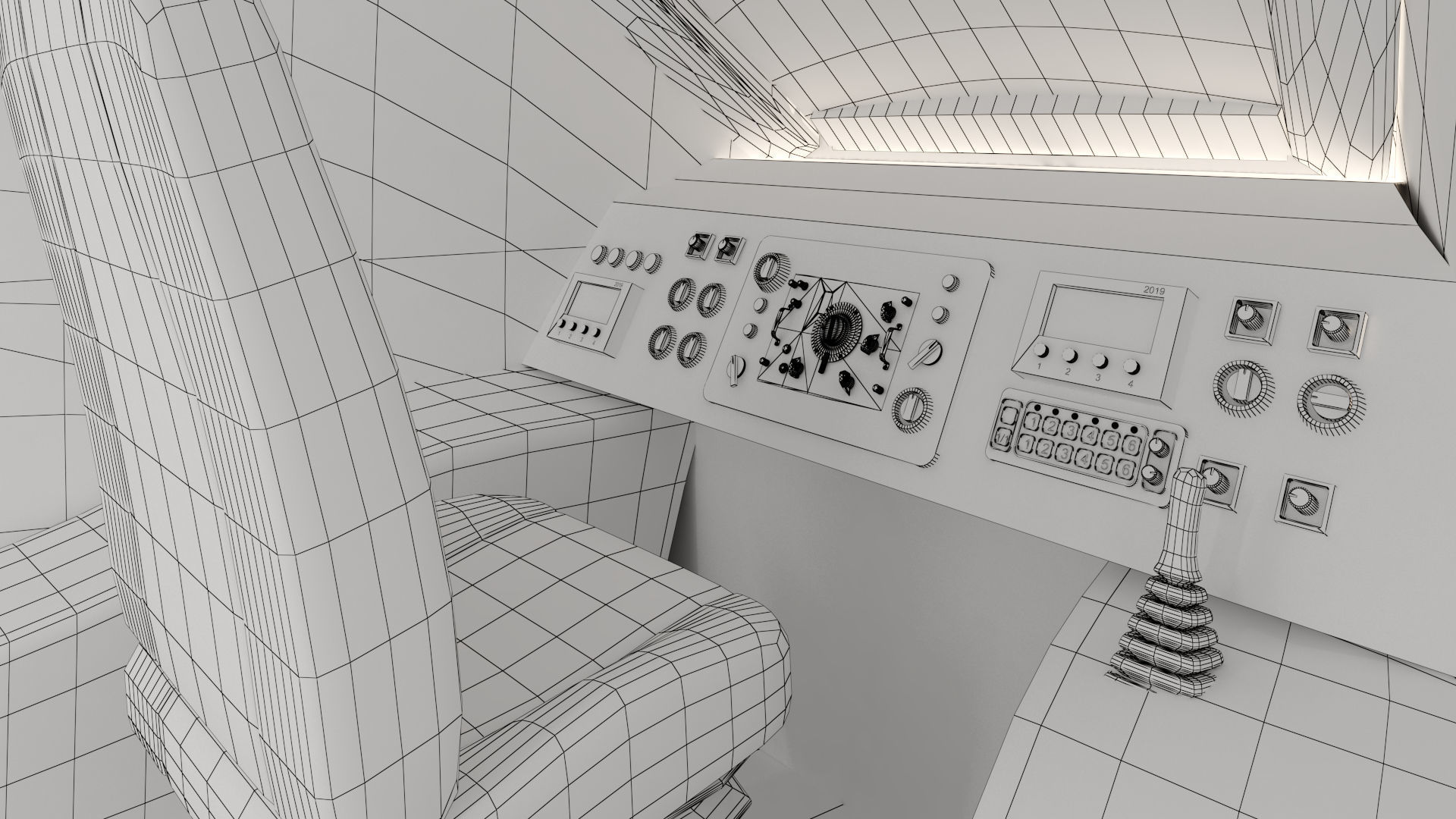 MONORAIL san francisco light rail project 3D model_11