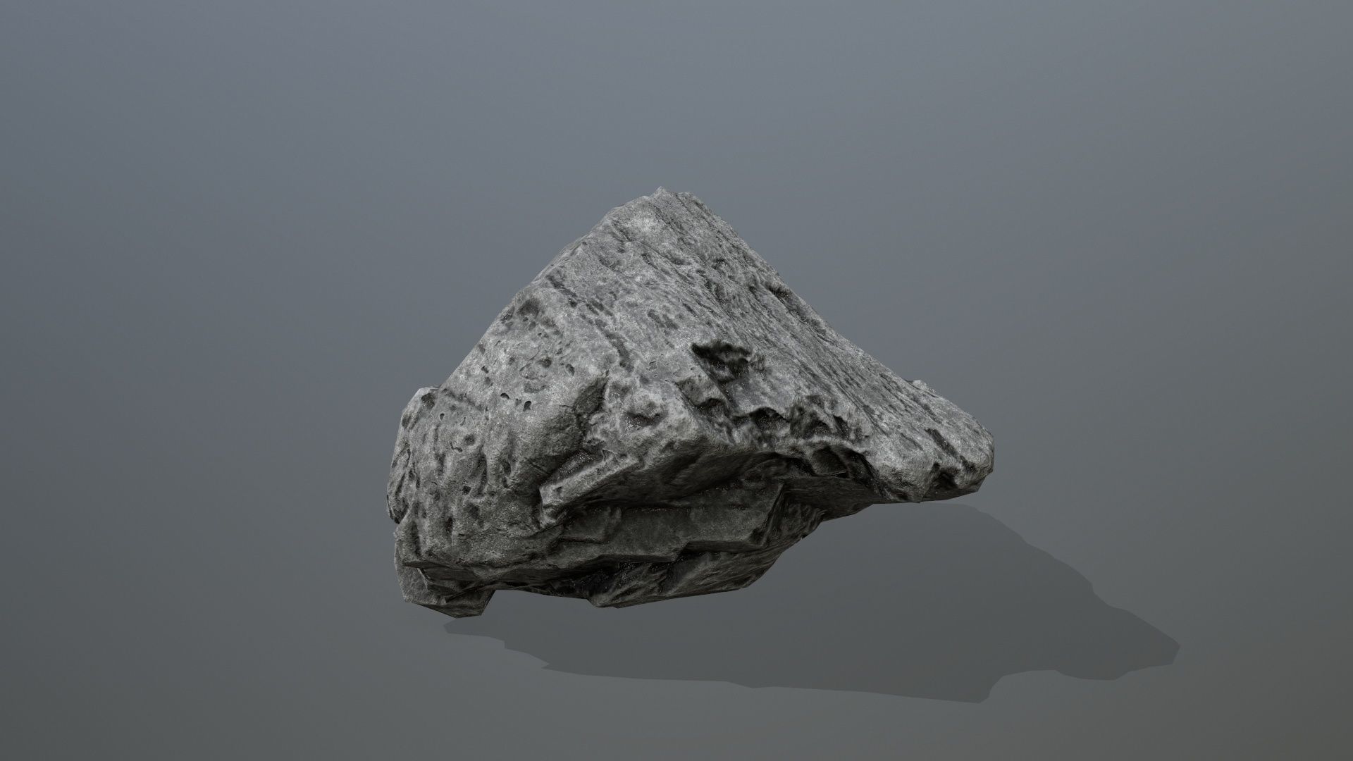 rocks rock Low-poly 3D model_18