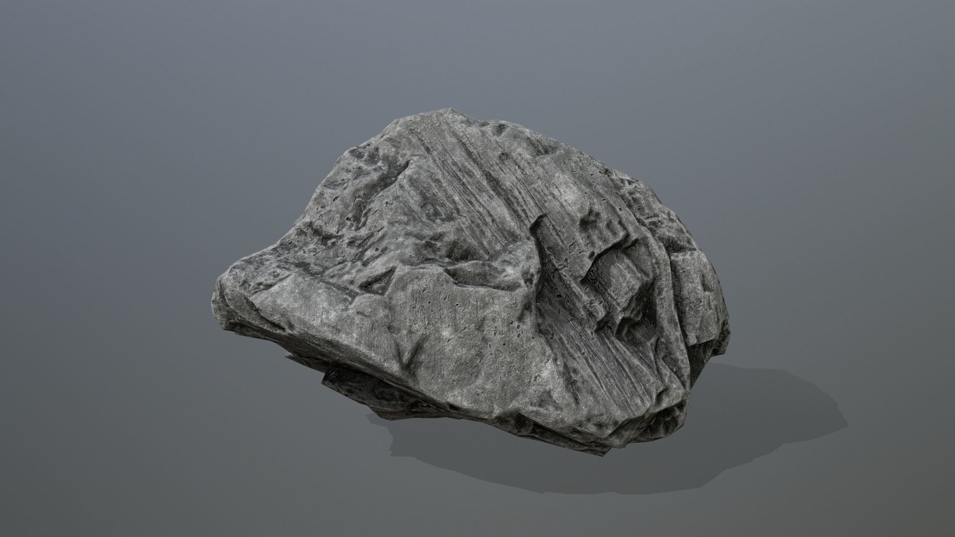 rocks rock Low-poly 3D model_16