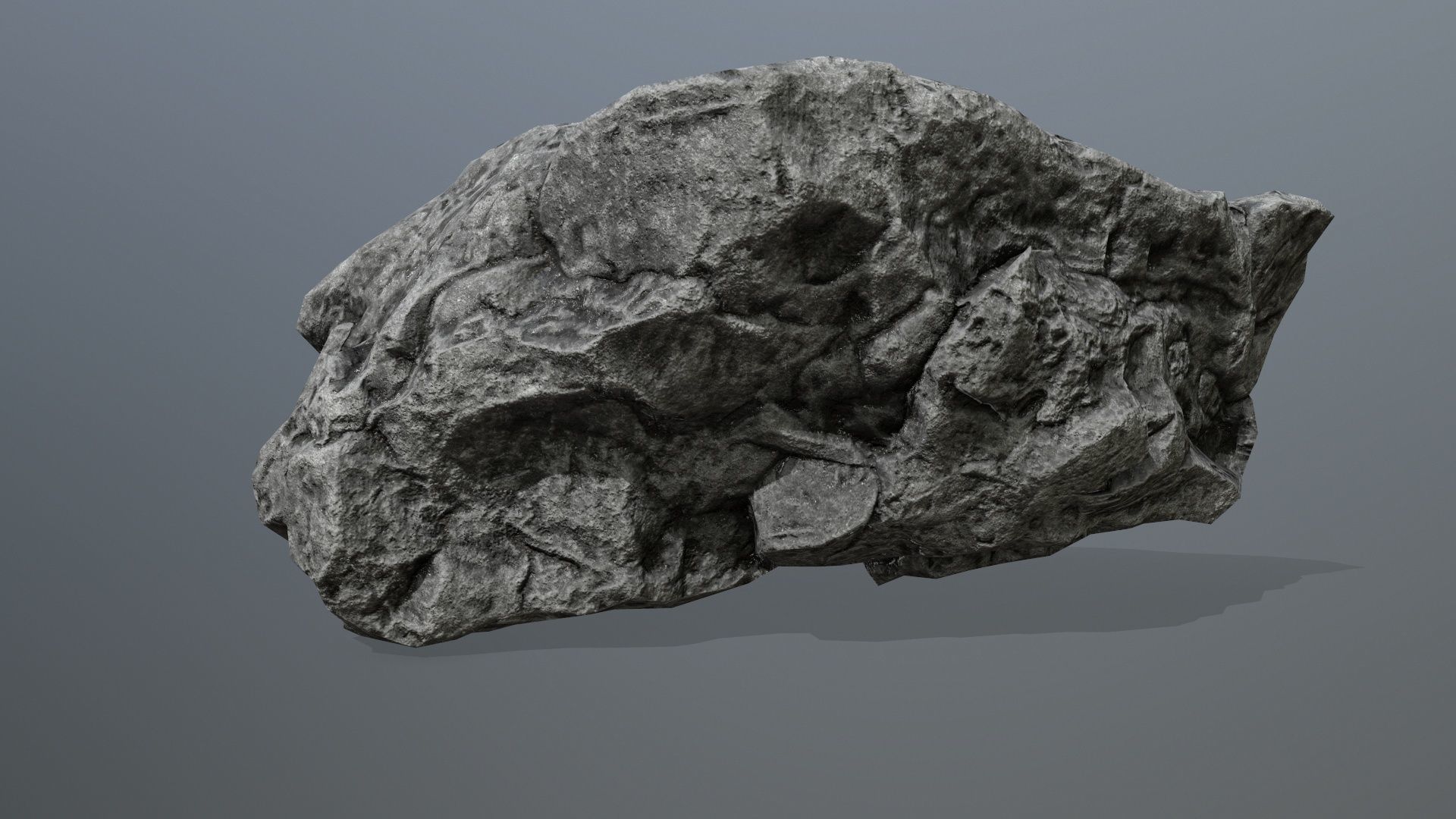 rocks rock Low-poly 3D model_21