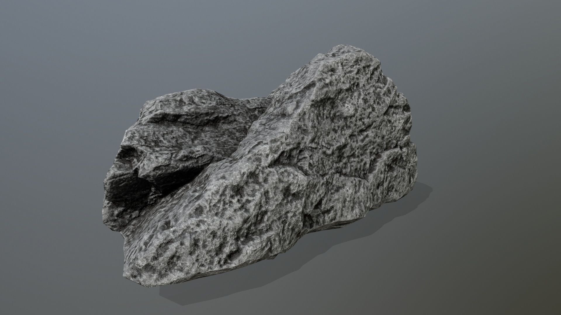 rocks rock Low-poly 3D model_29