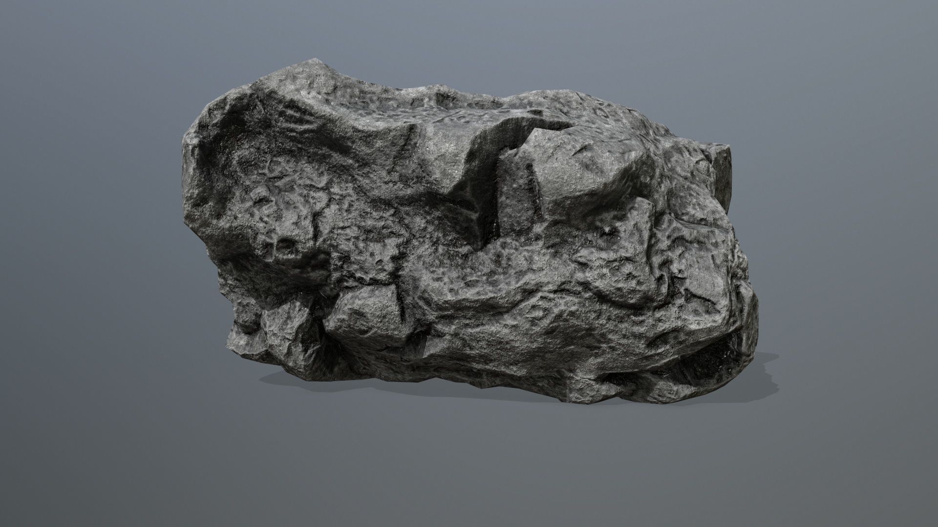 rocks rock Low-poly 3D model_20
