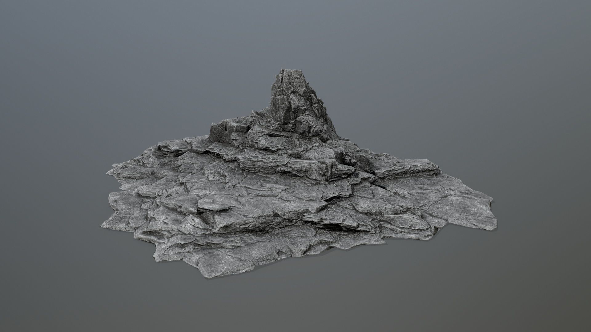 rocks rock Low-poly 3D model_11