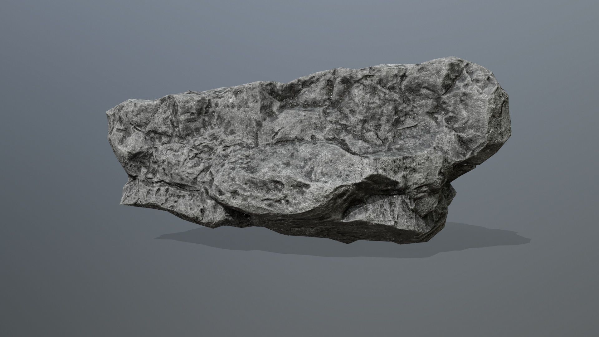 rocks rock Low-poly 3D model_19
