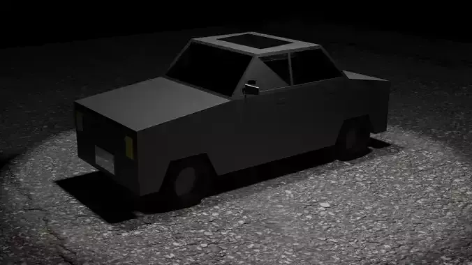 low-poly-car-001 car