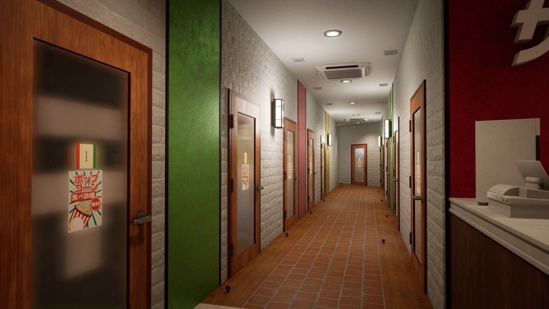 Japanese Karaoke Low-poly 3D model_18