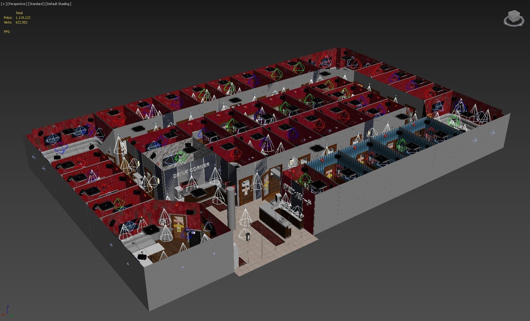 Japanese Karaoke Low-poly 3D model_4