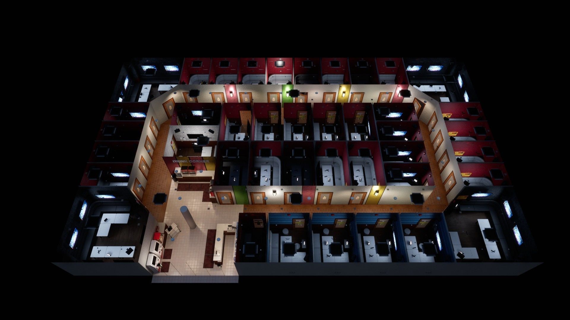 Japanese Karaoke Low-poly 3D model_3